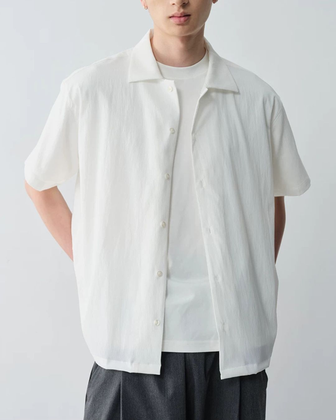 Draped Clean Fit Shirt　SS088
