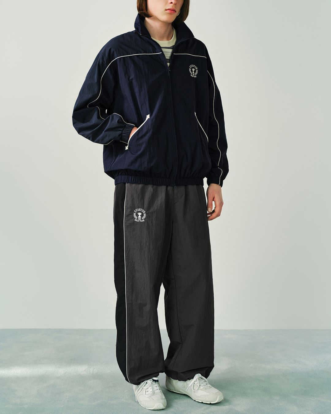 Side Line Wide Sports Pants　WP074