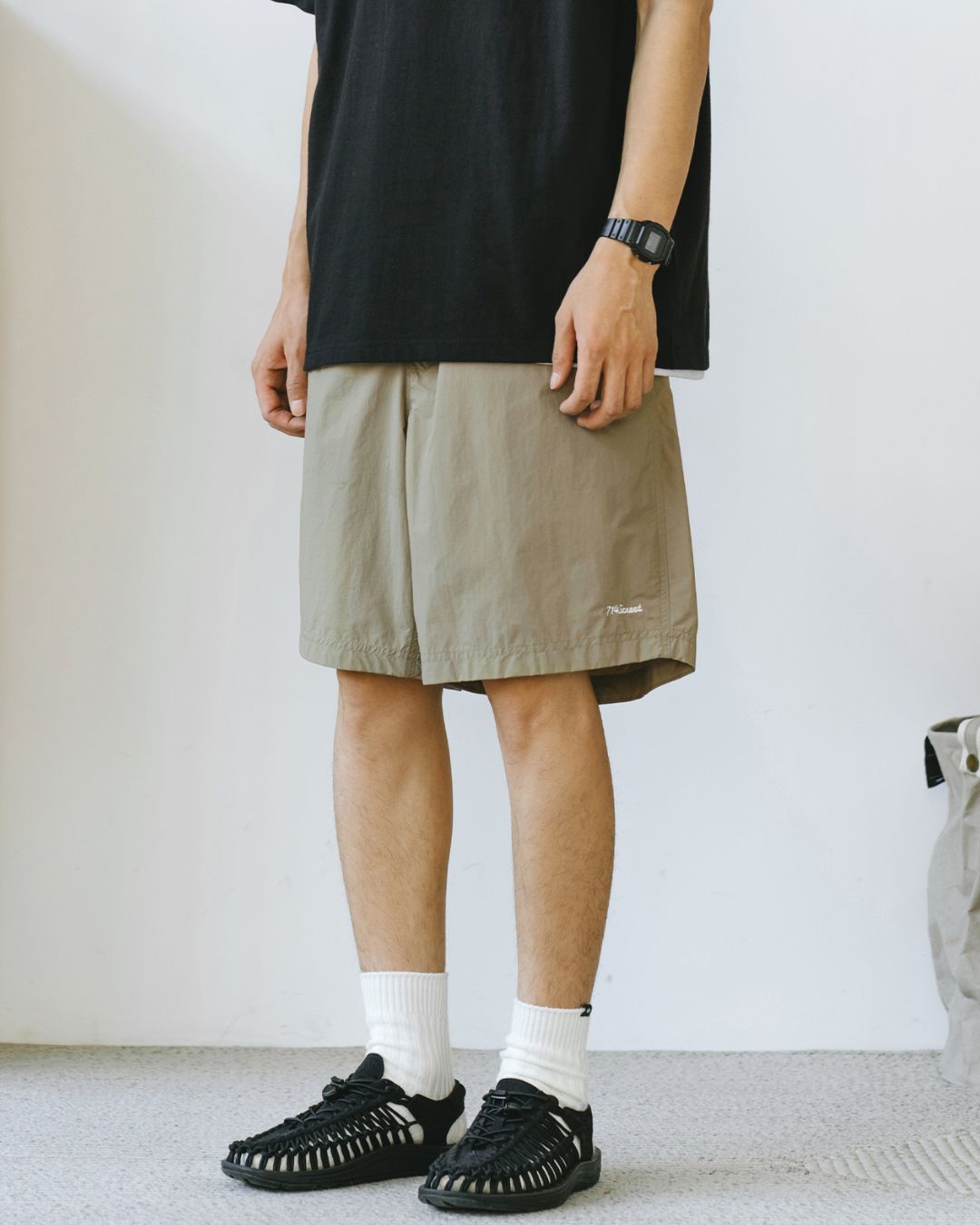 Nylon Logo Half Pants　SP021