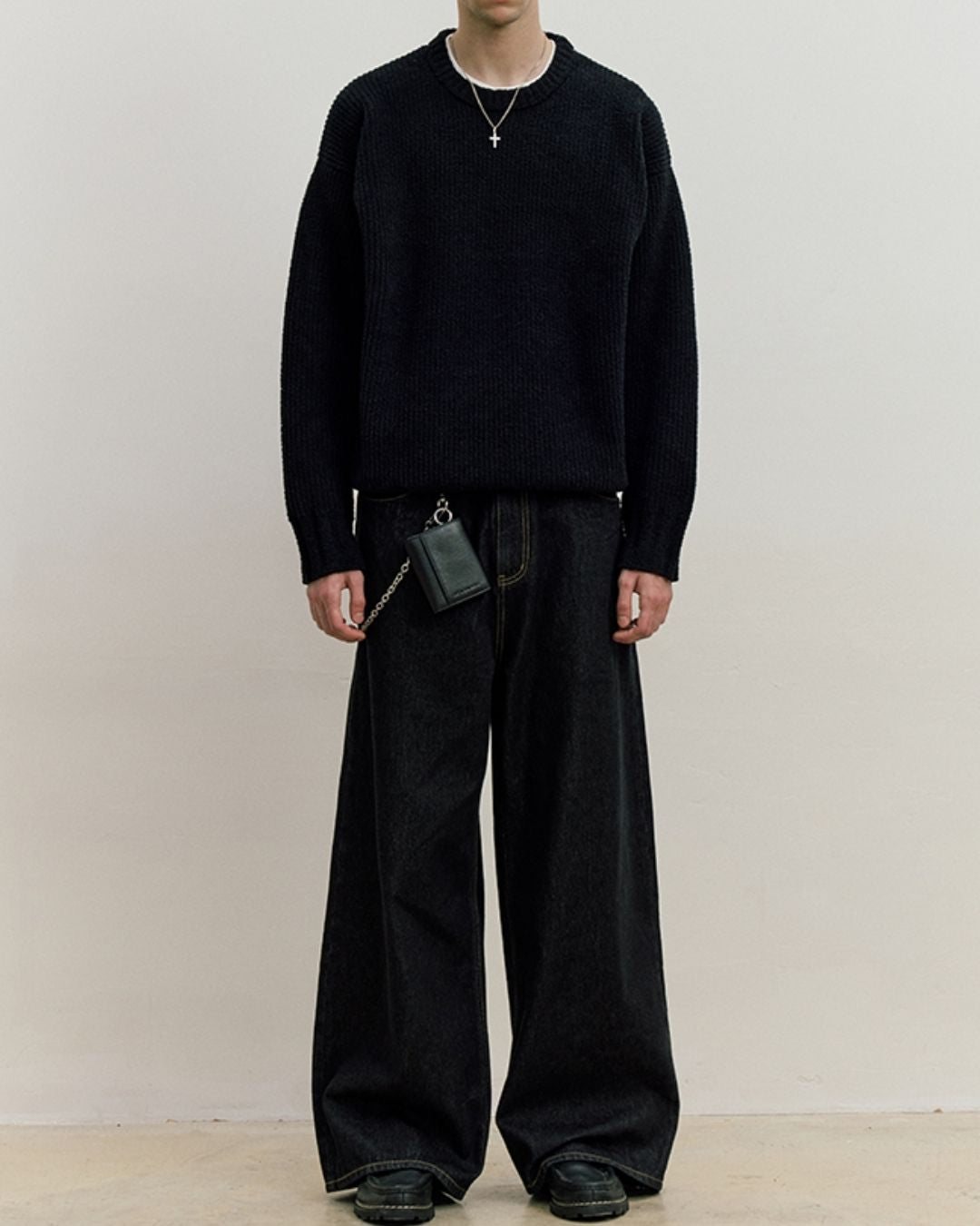 Casual Wide Straight Jeans　DP054