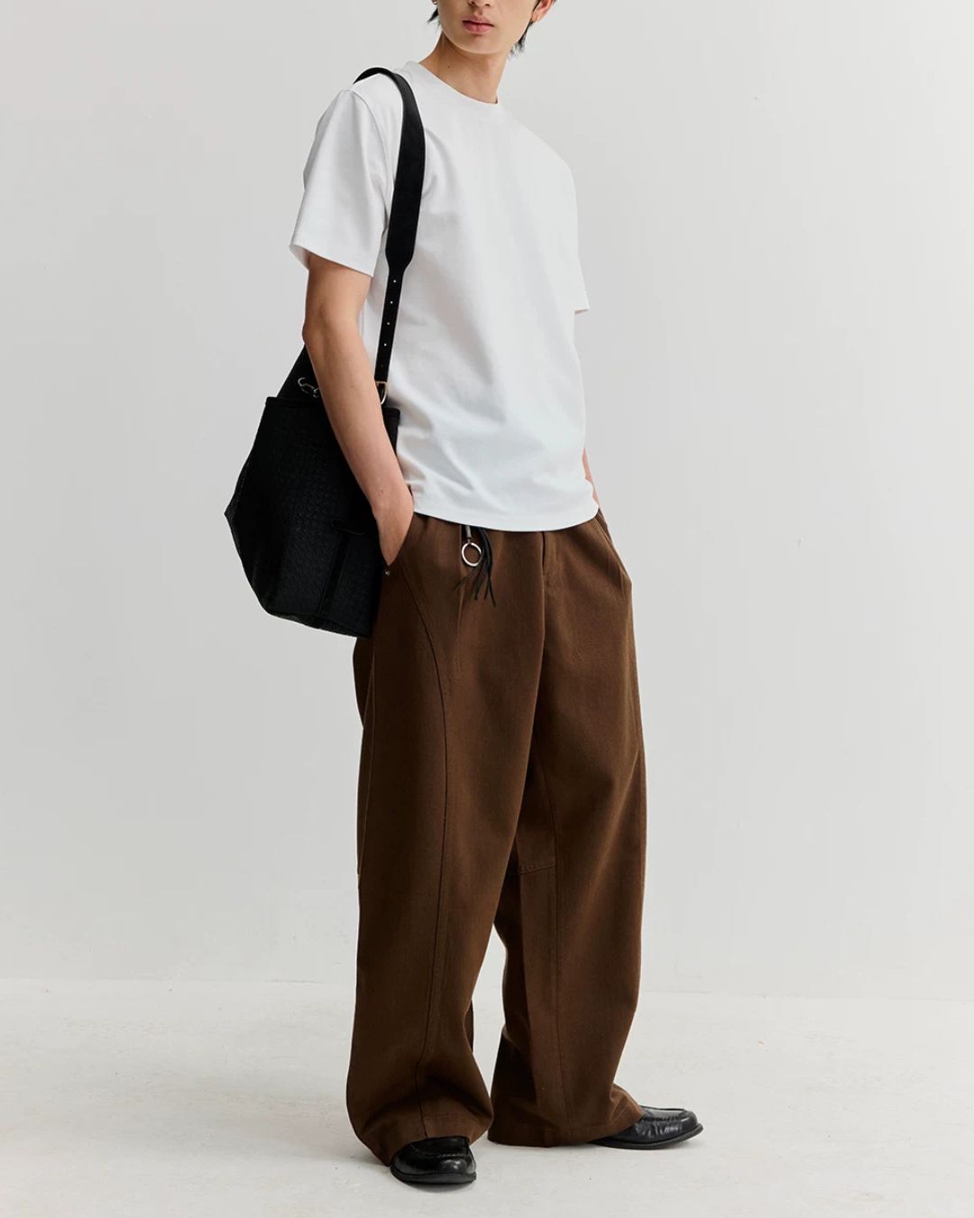 Lyocell-blend Curved Pants　WP113