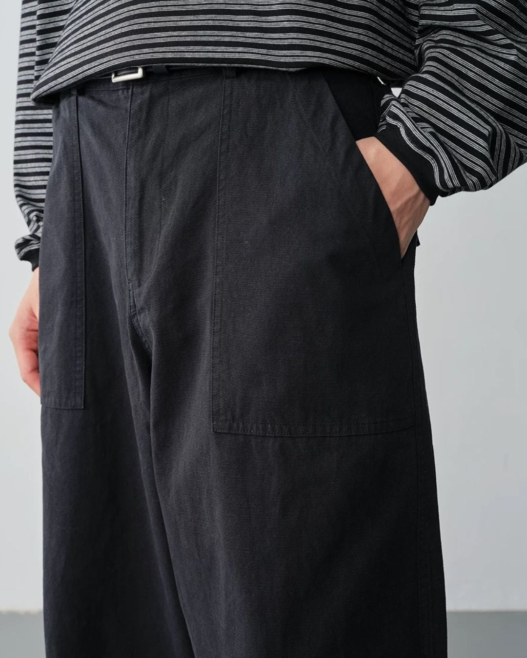 Linen Blend Baker Pants　WP118