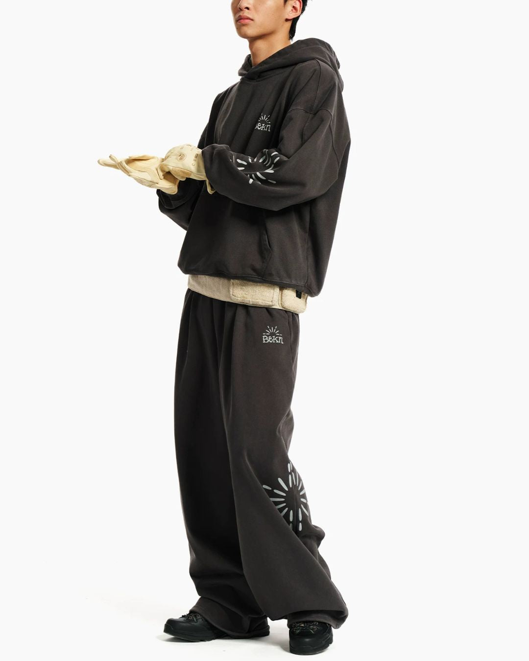Washed Sunburst Hoodie　HD082