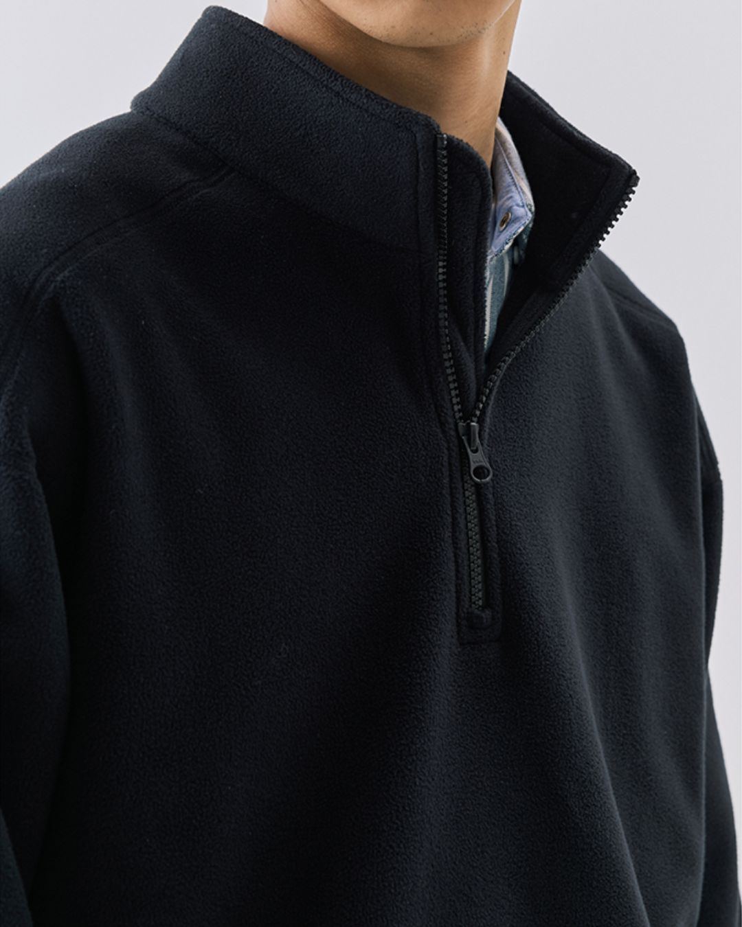 Fleece Half-zip Sweat　SW095