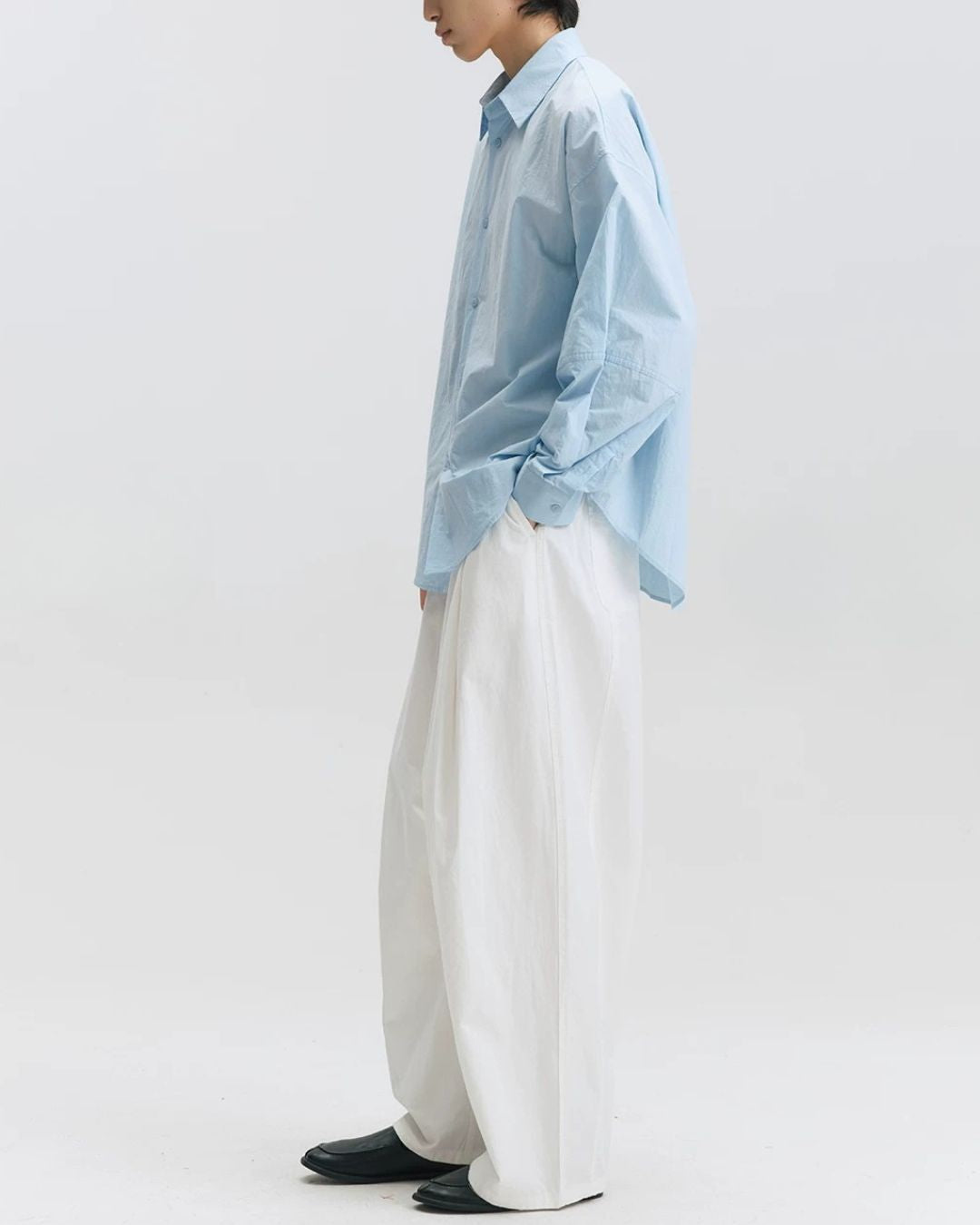 Cotton Gathered Wide Pants　WP106