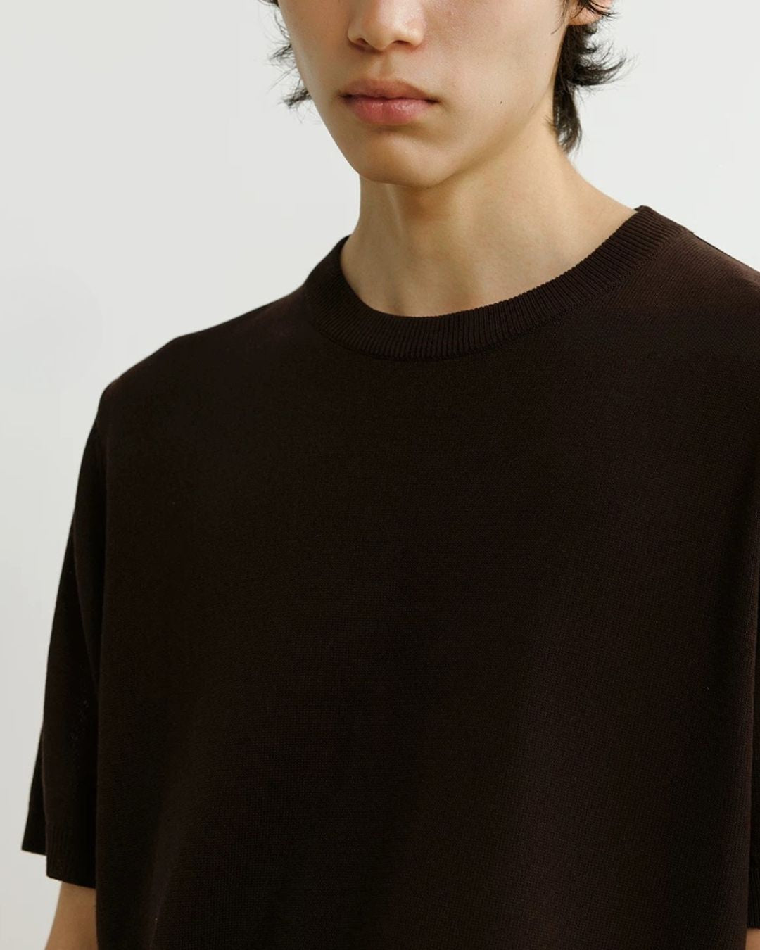 Relaxed Summer Knit T-Shirt　ST204