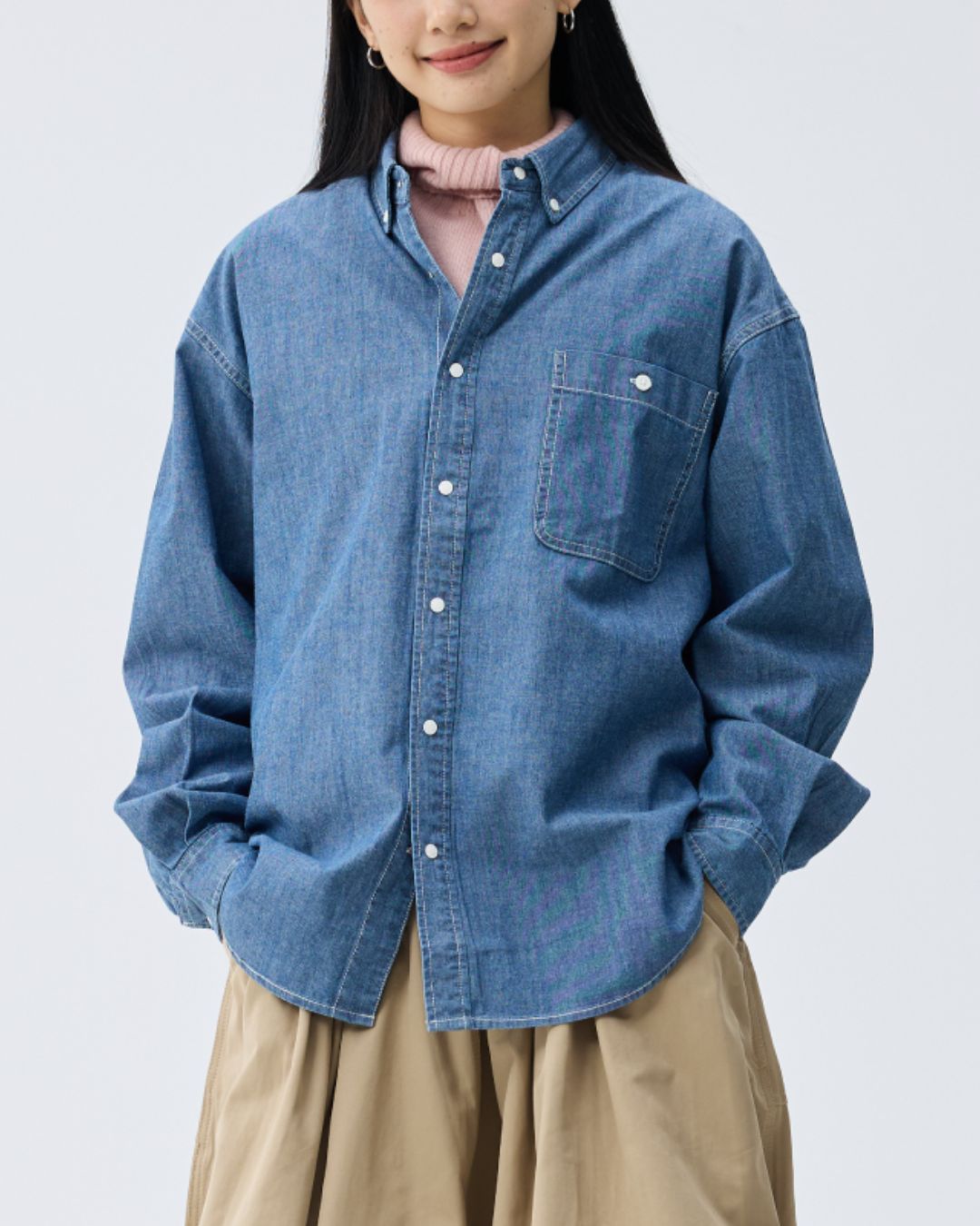 Classic Denim Shirt　LS085