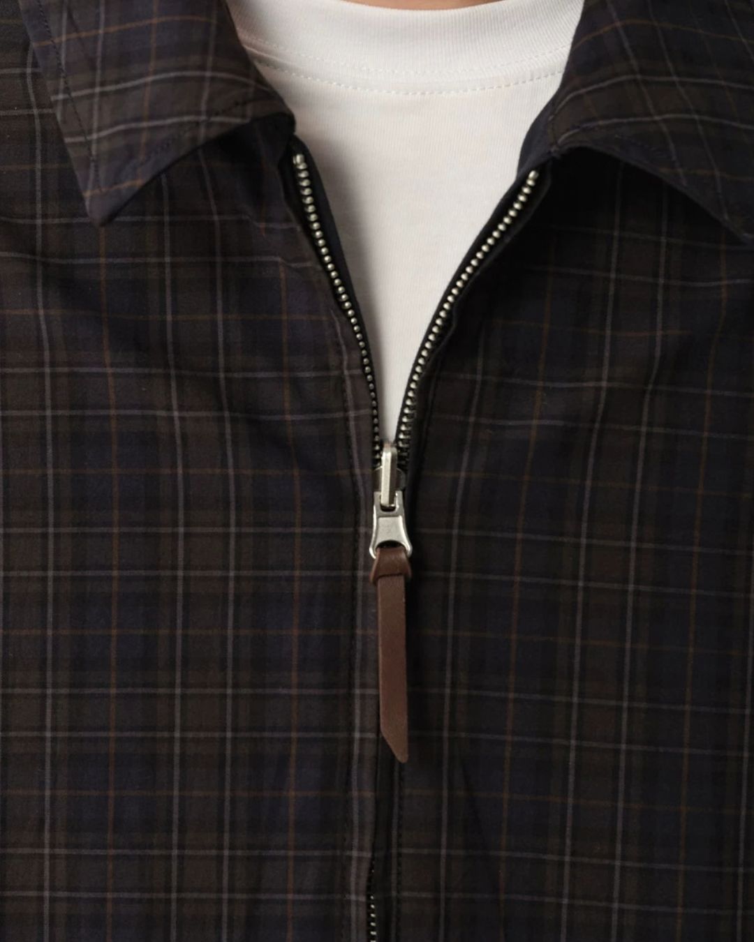 Reversible Check Zip Jacket　JK259