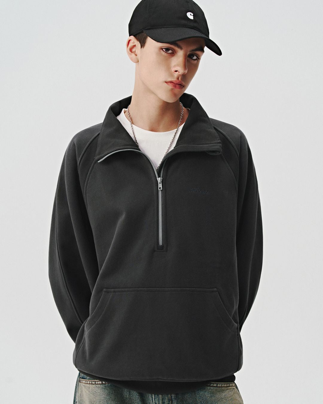 Half Zip Neck Sweat　SW069