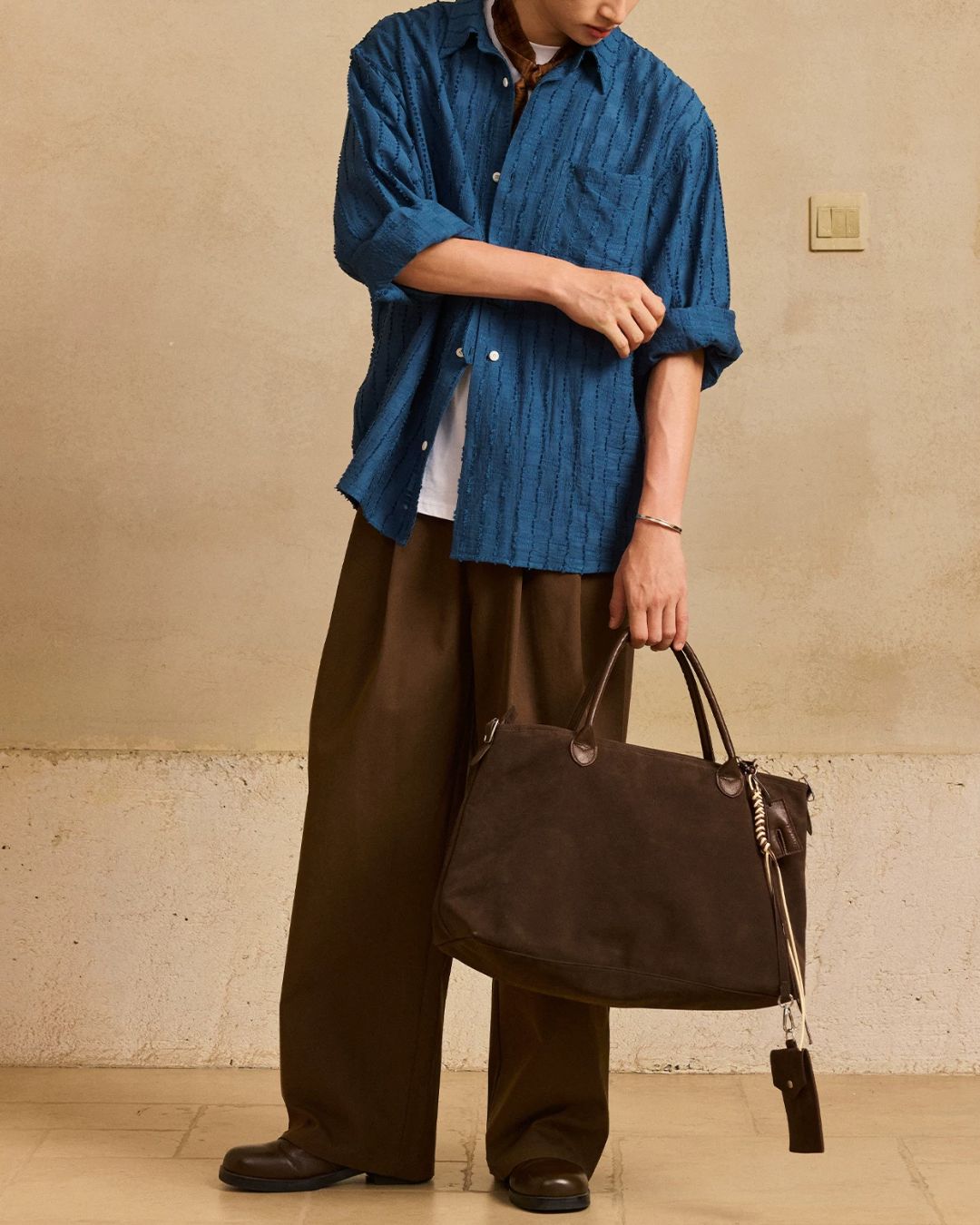 Multi-way Suede Tote Bag　BG017