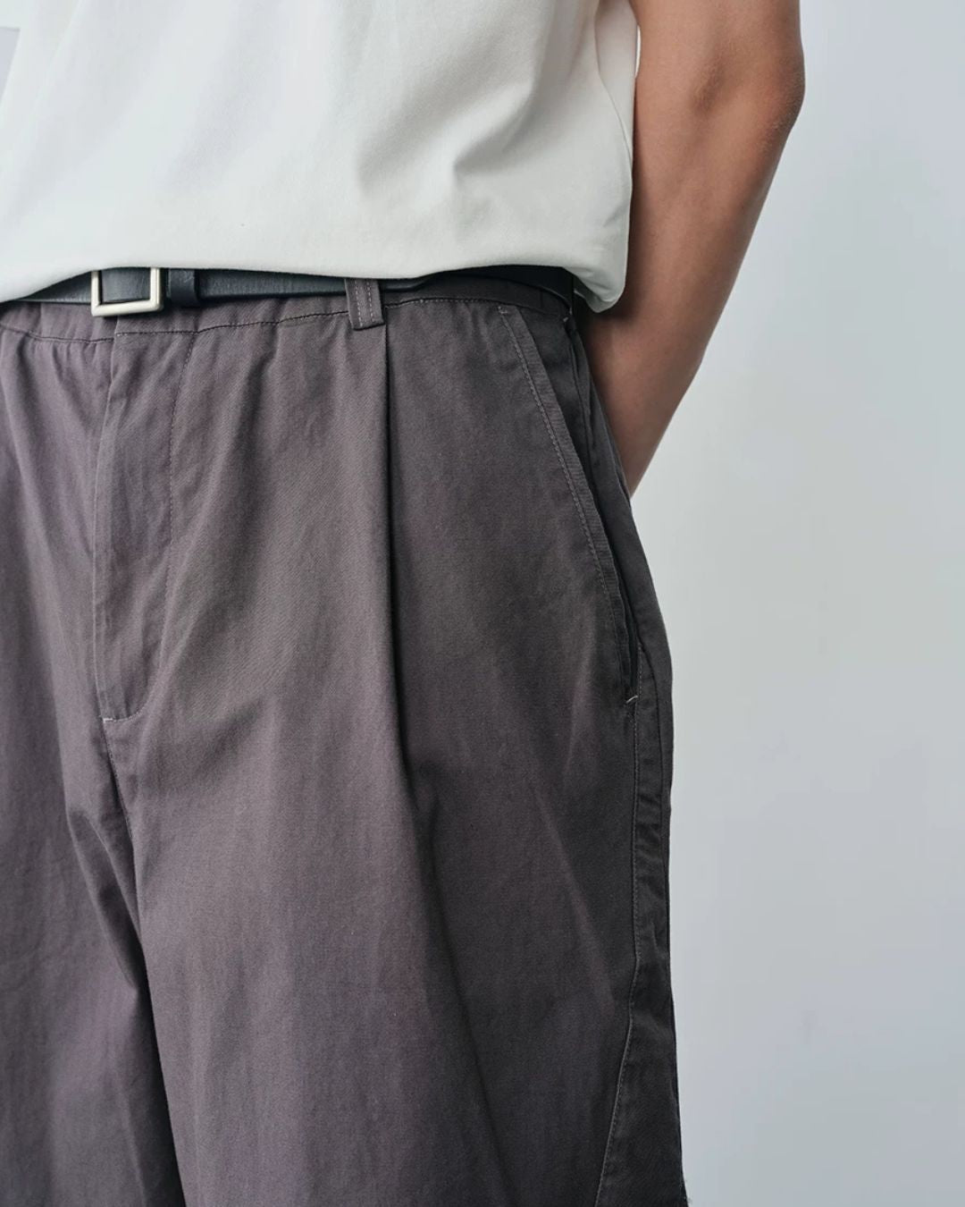 Structured Panel Wide Pants　WP115