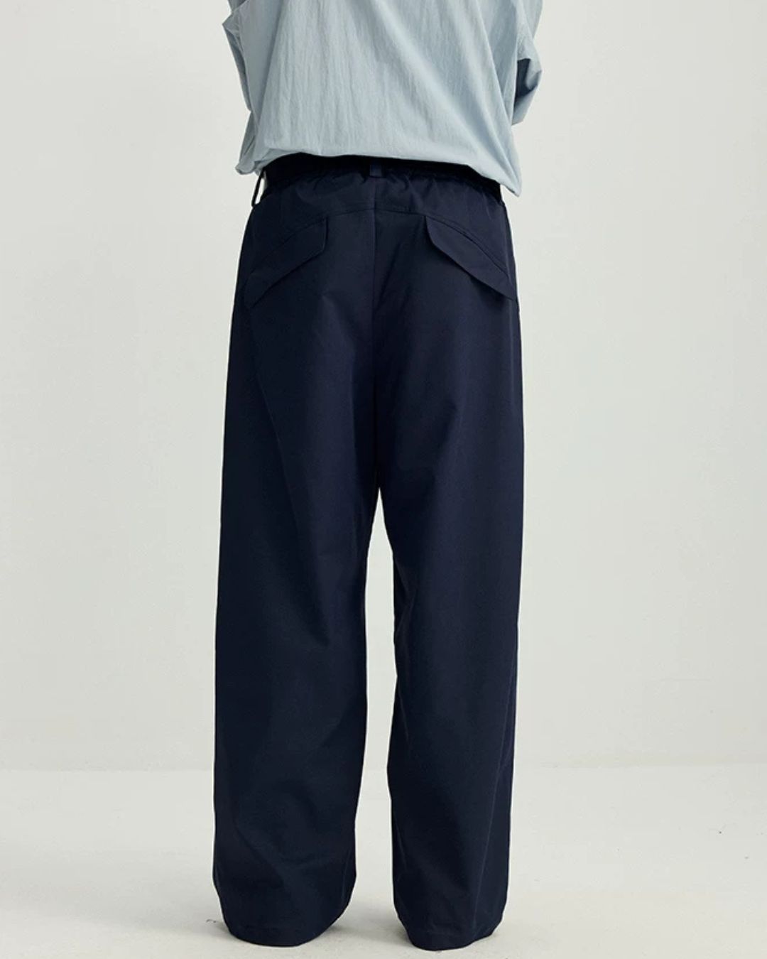 Flap Pocket Straight Wide Pants　WP101