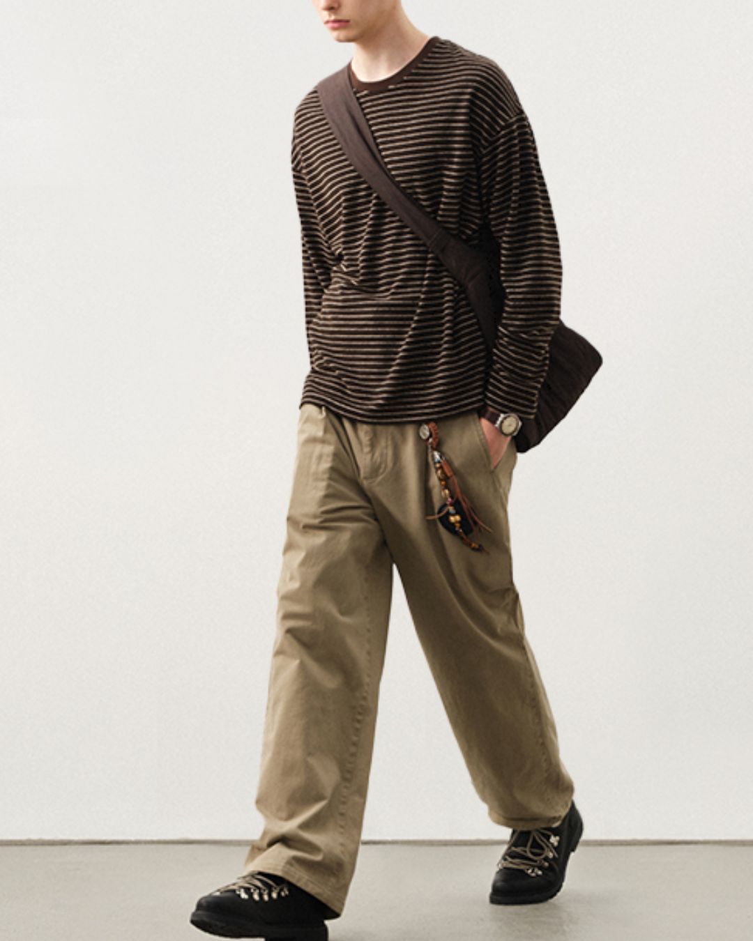 Terry Cloth Border T-shirt　LT069