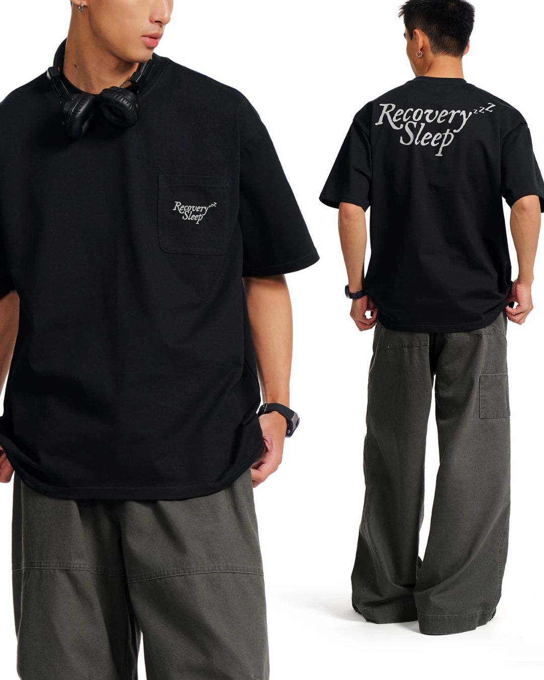 Pure Cotton Pocket T-Shirt　ST212