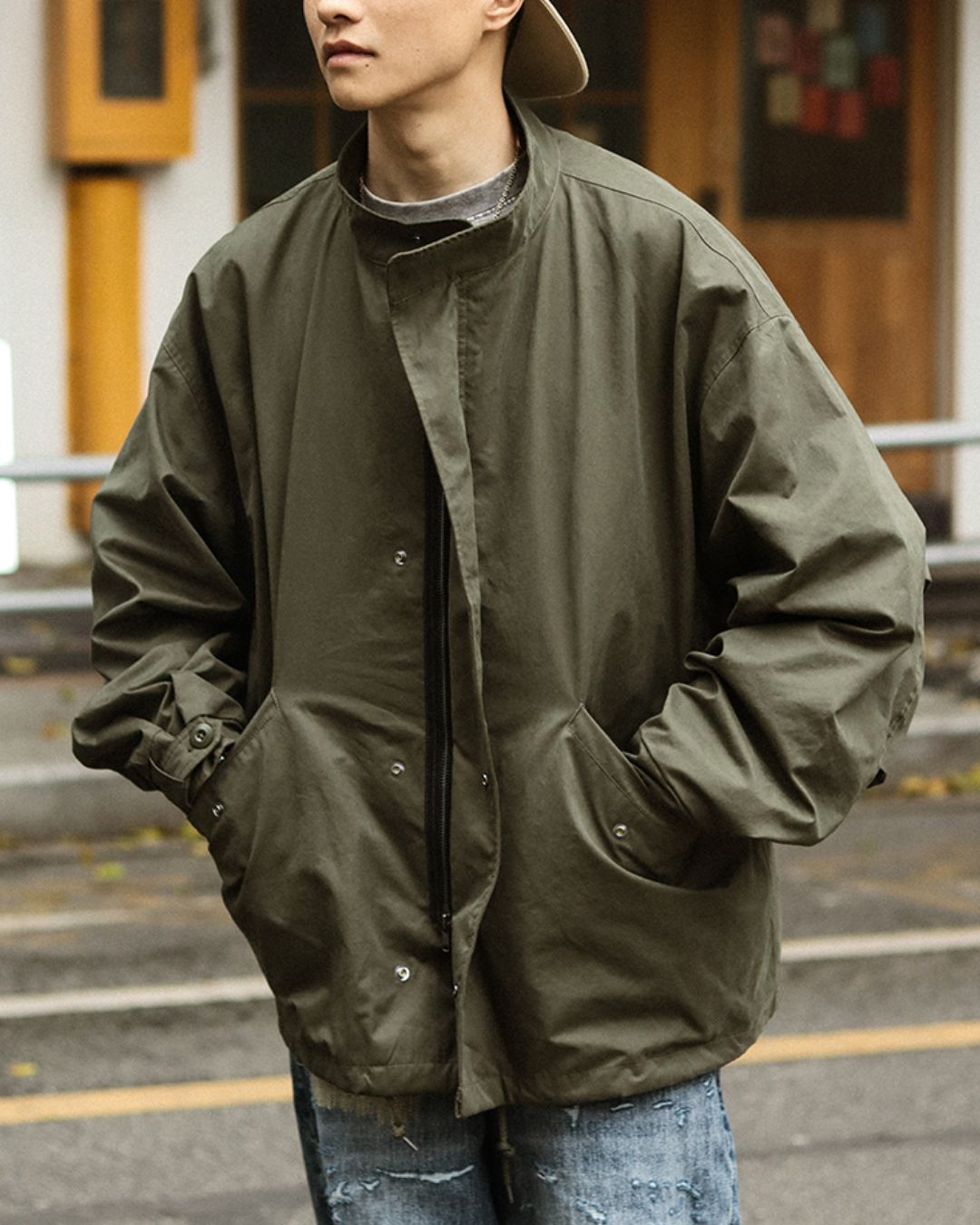 Windproof Stand Work Jacket　JK212