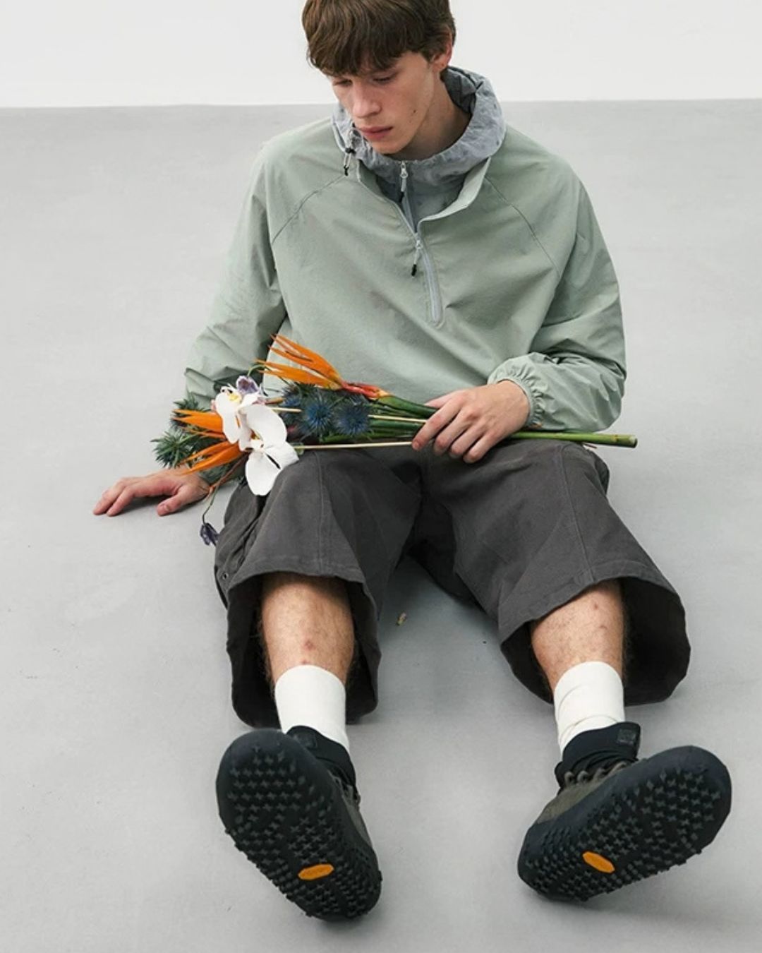 Layered Anorak Nylon Jacket　JK258