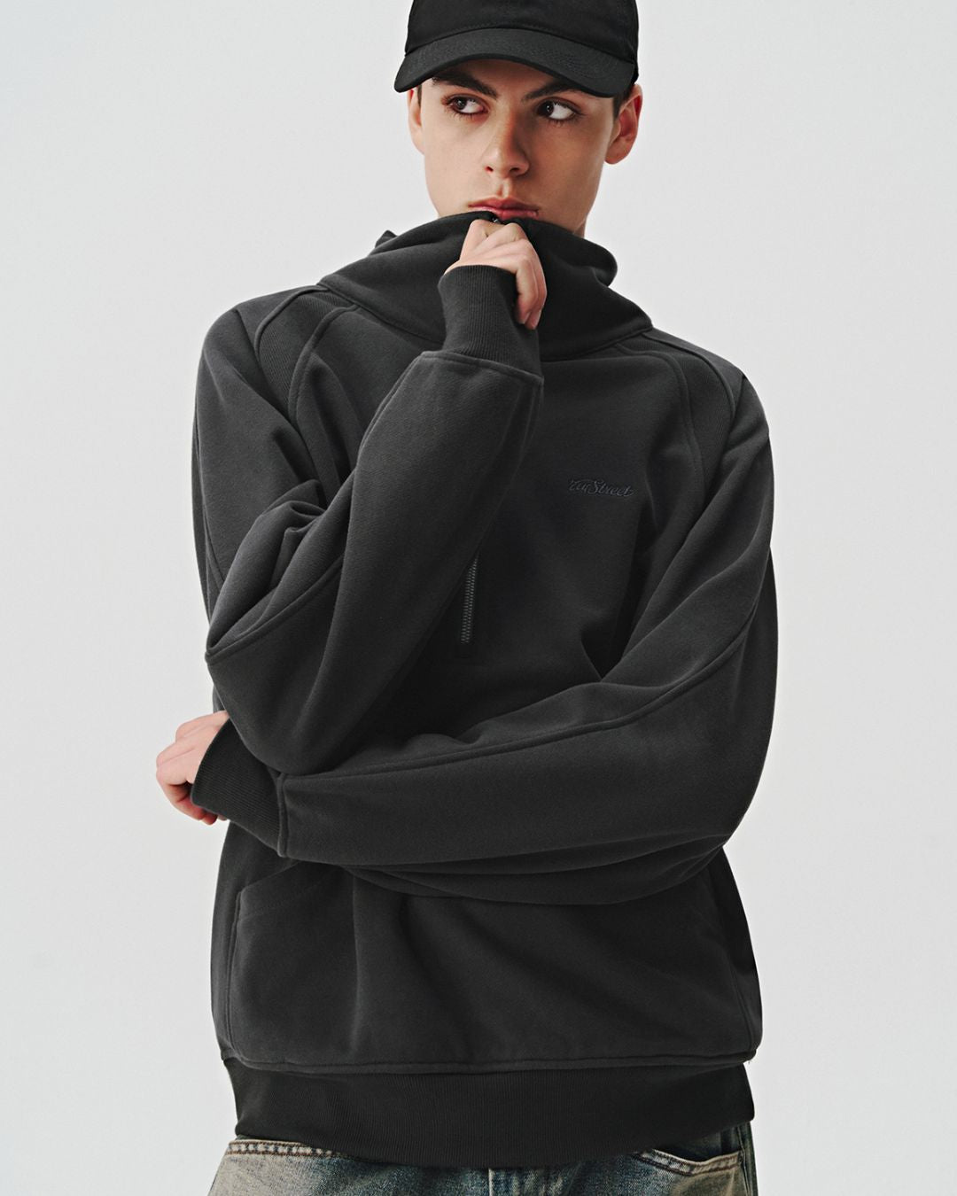 Half Zip Neck Sweat　SW069