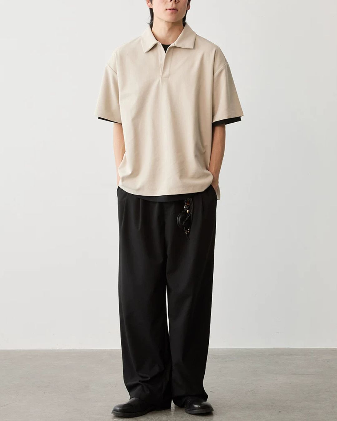 Waist String Pleated Pants　WP103