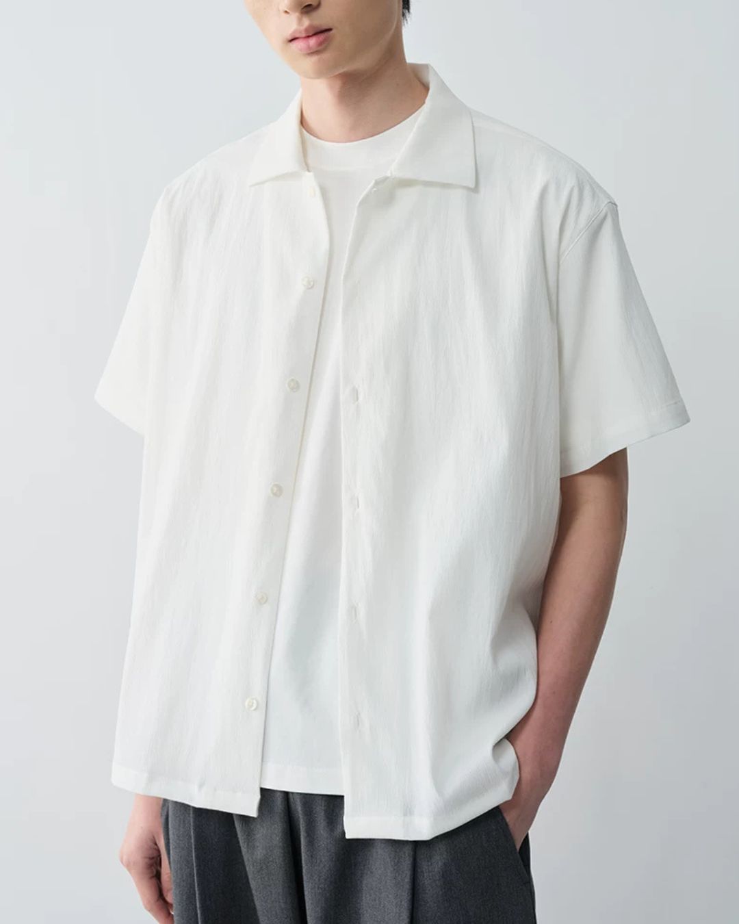 Draped Clean Fit Shirt　SS088
