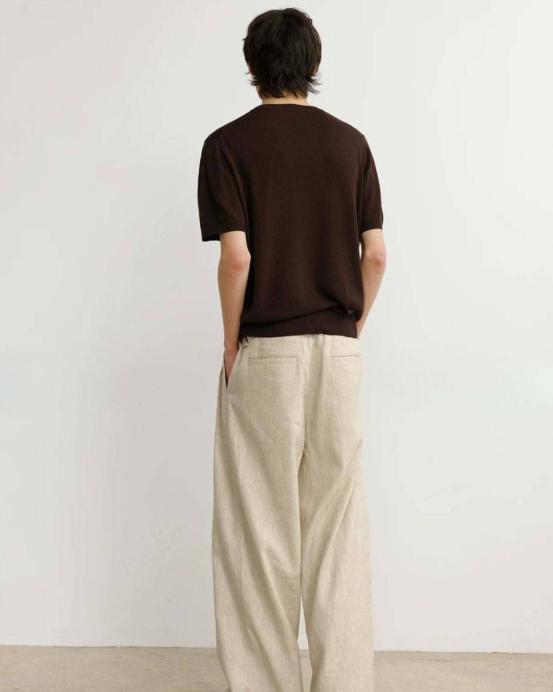 Relaxed Summer Knit T-Shirt　ST204