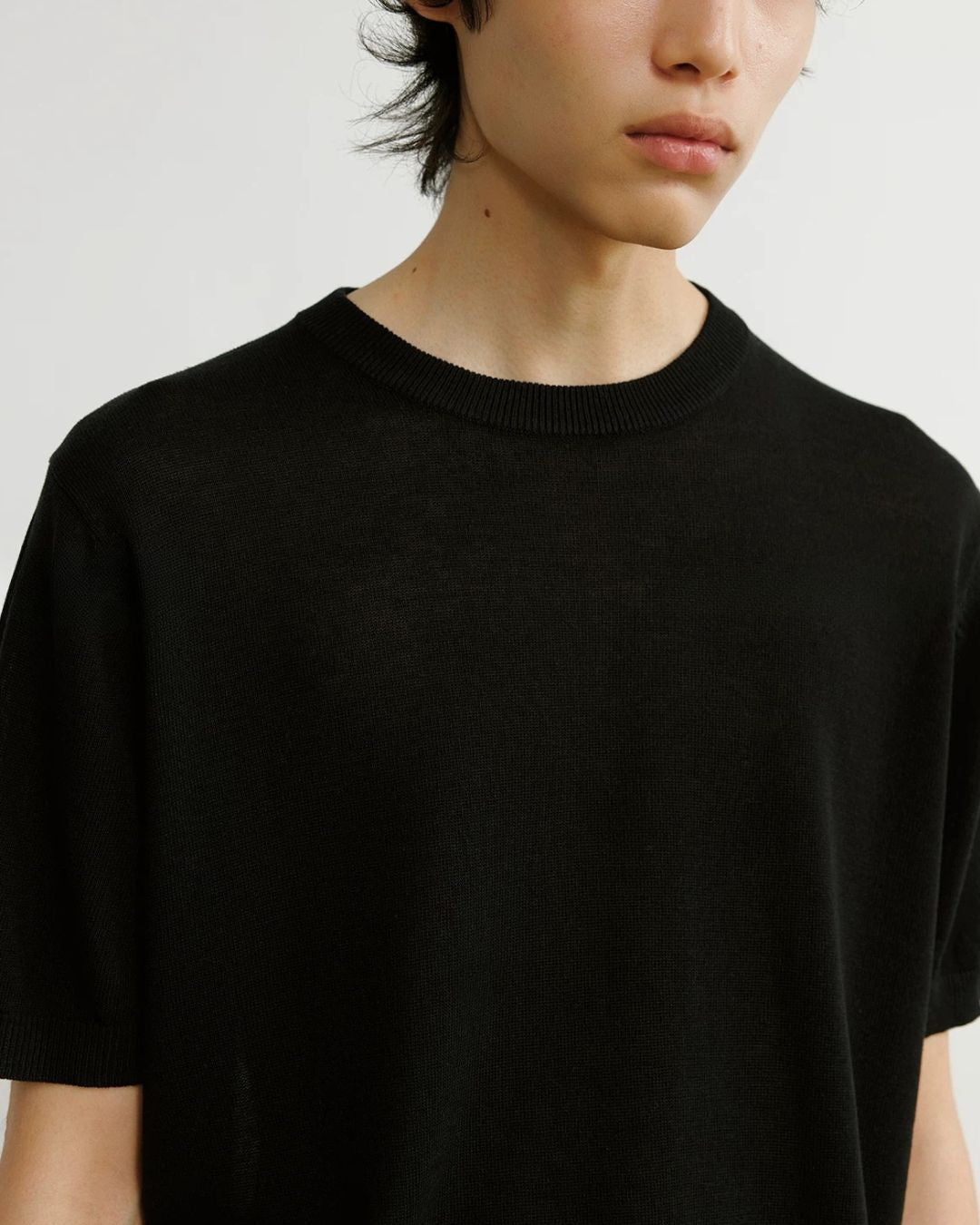 Relaxed Summer Knit T-Shirt　ST204