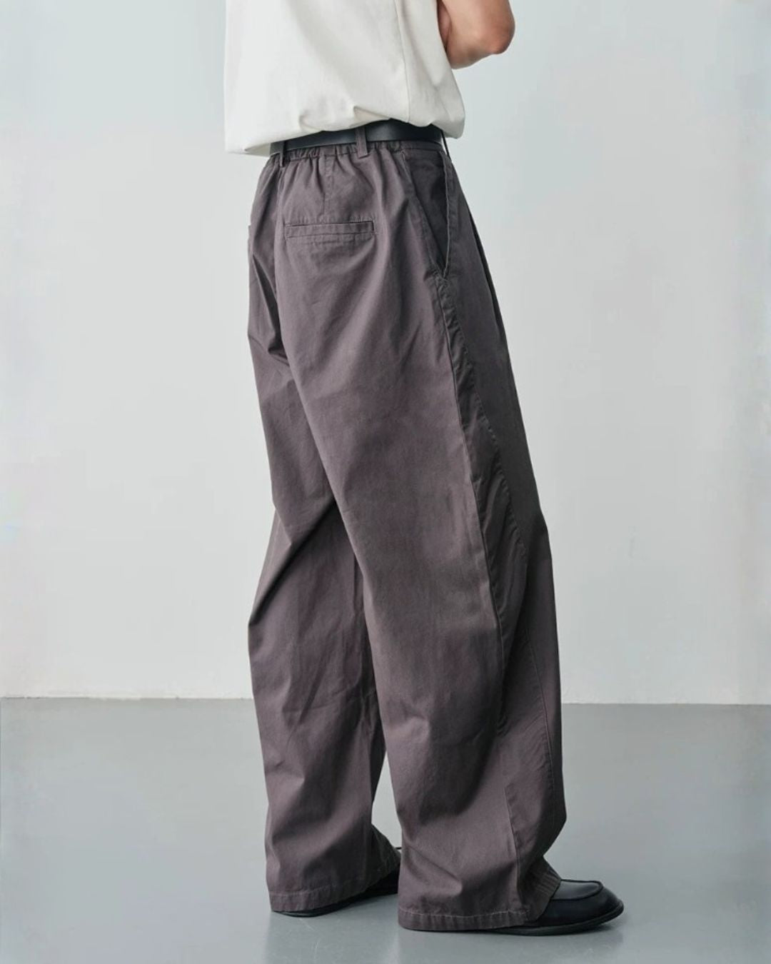 Structured Panel Wide Pants　WP115