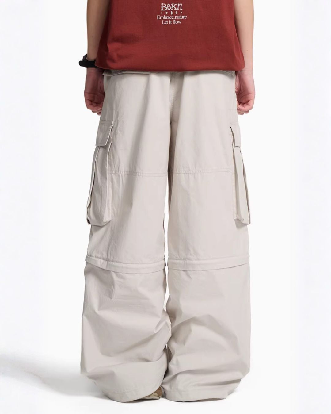 2-Way Wide Cargo Pants　WP096