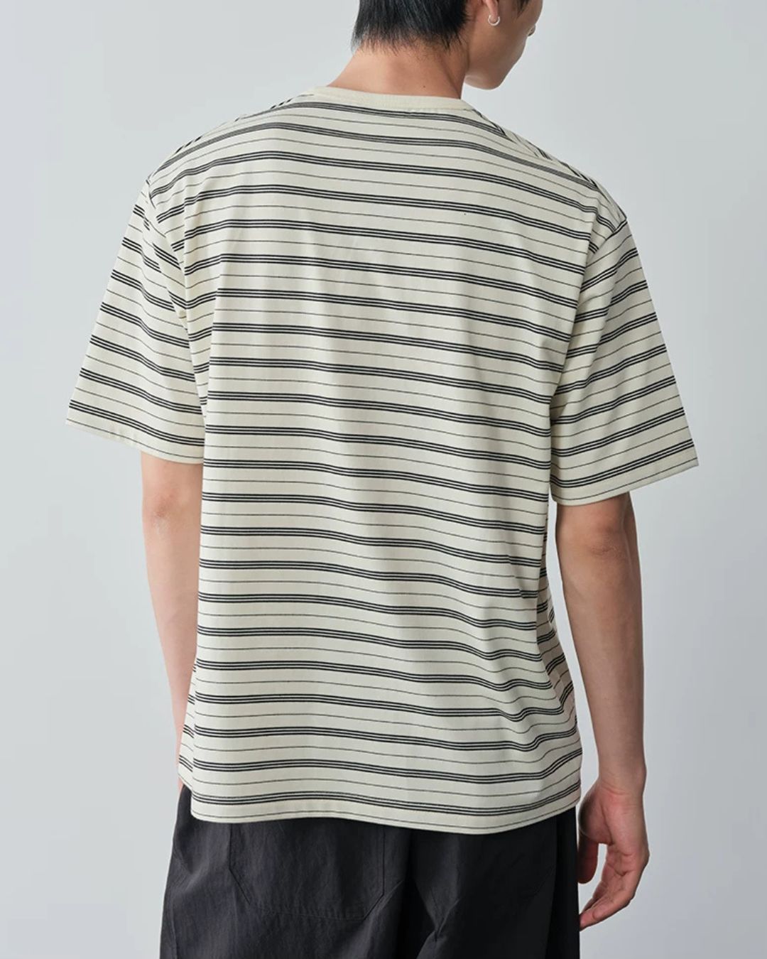 Border Henley T-Shirt　ST208