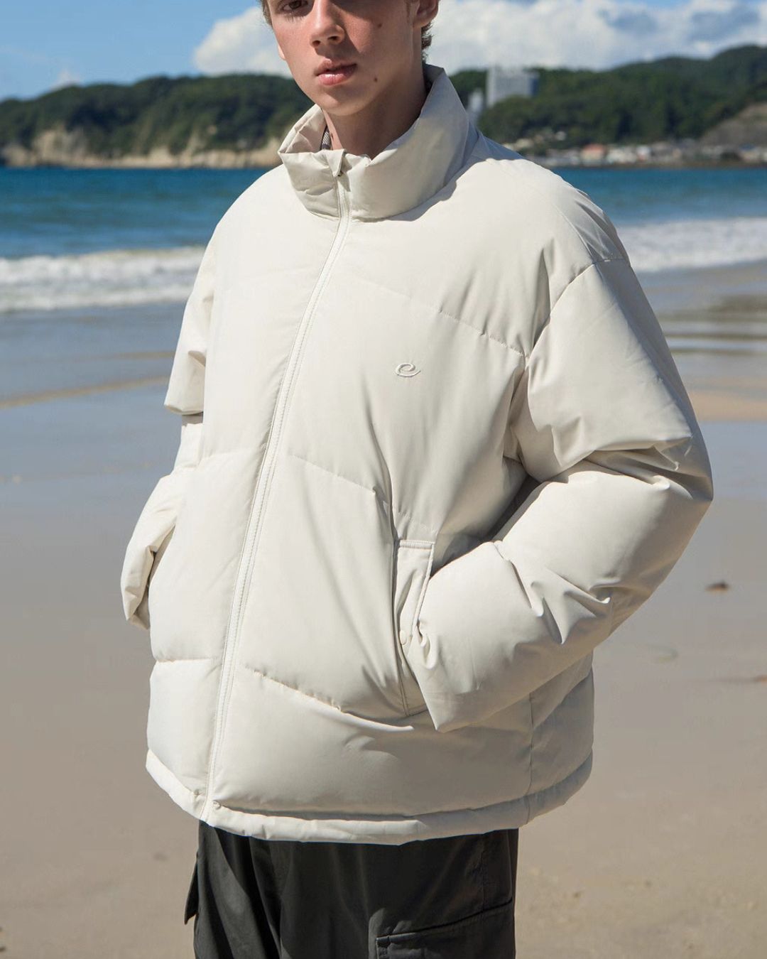 White Duck Down Jacket　DW011