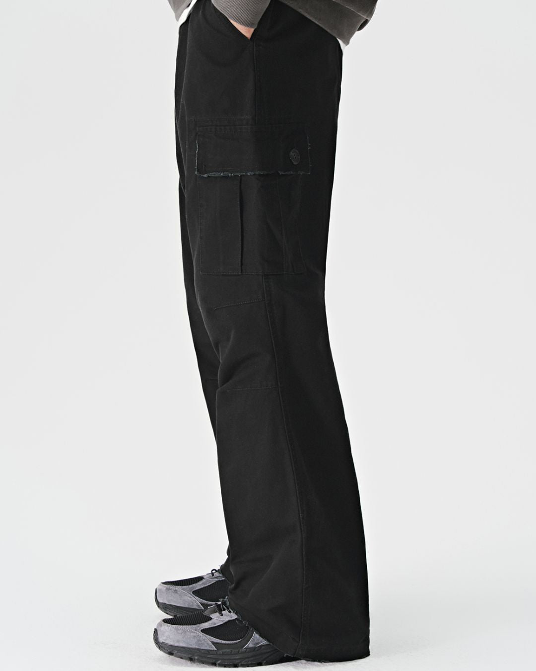 Washed Flare Work Pants　CP046