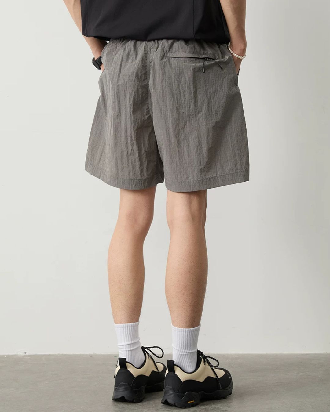 Metallic Texture Waterproof  Shorts　SP071