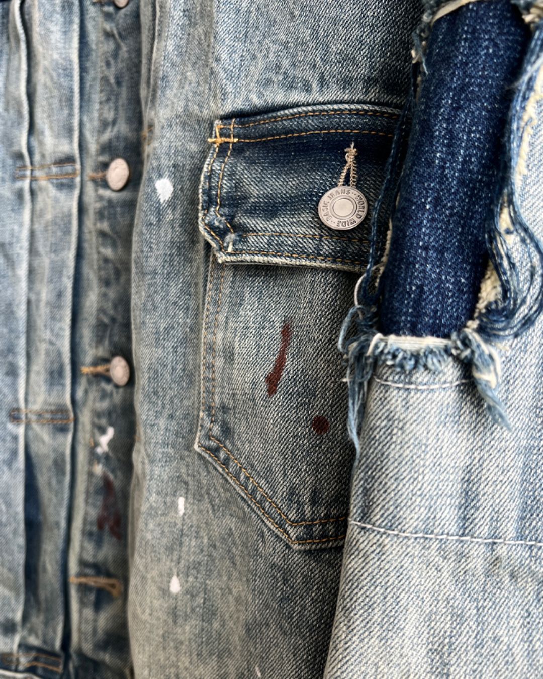 Destroy Denim Jacket　JK187