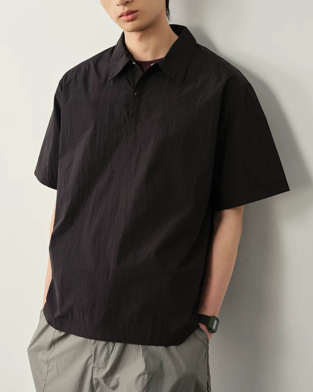 Half-Snap Button Shirt　SS081
