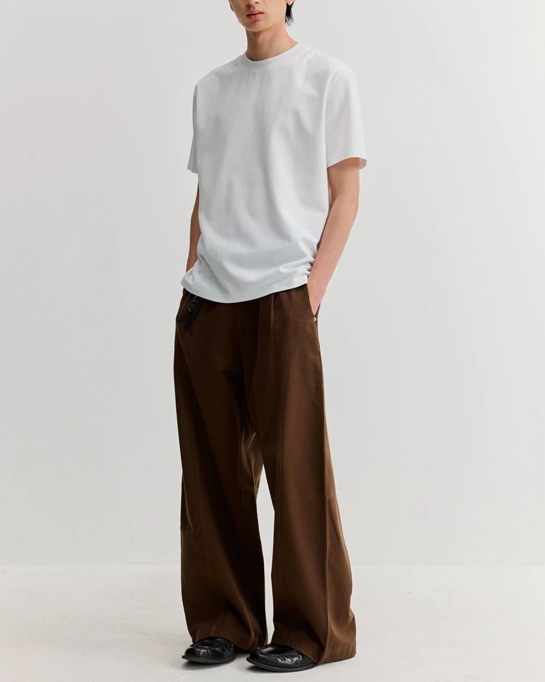 Lyocell-blend Curved Pants　WP113