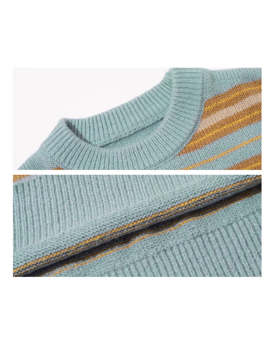 Retro Stripe Crewneck Knit　KN060