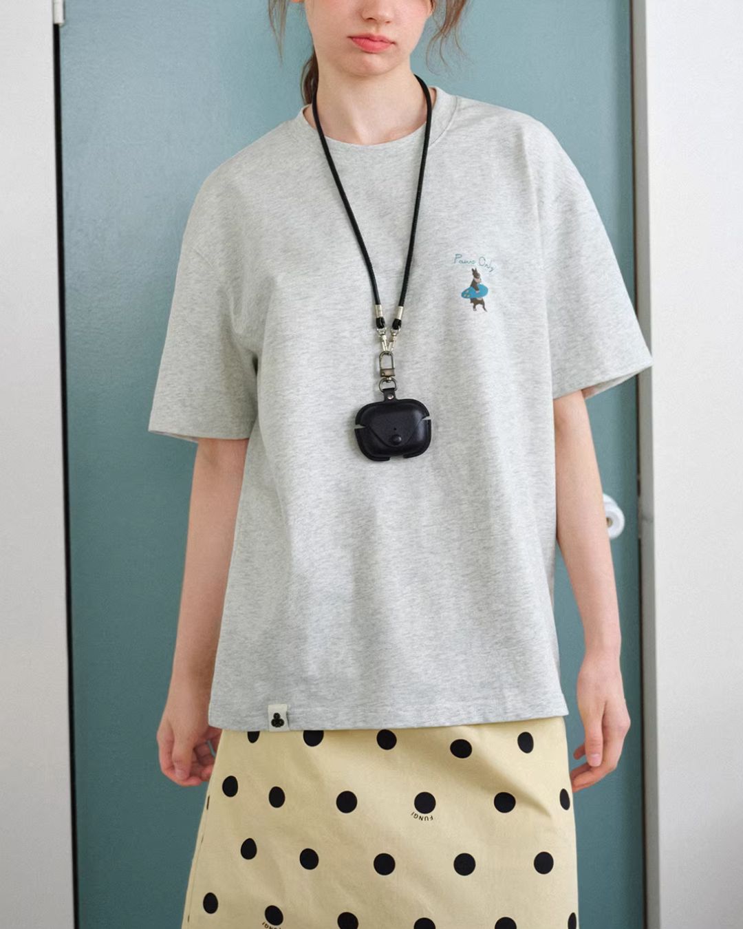 Animal Surfing Print T-shirt　ST173