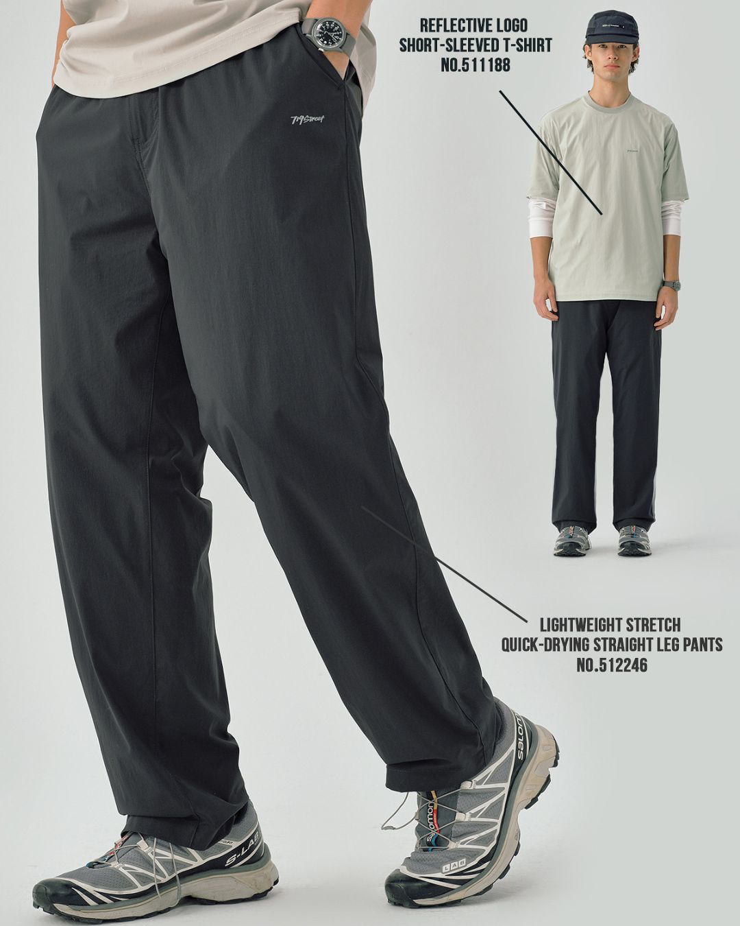 【10日以内お届け】Lightweight Stretch Pants　WP093