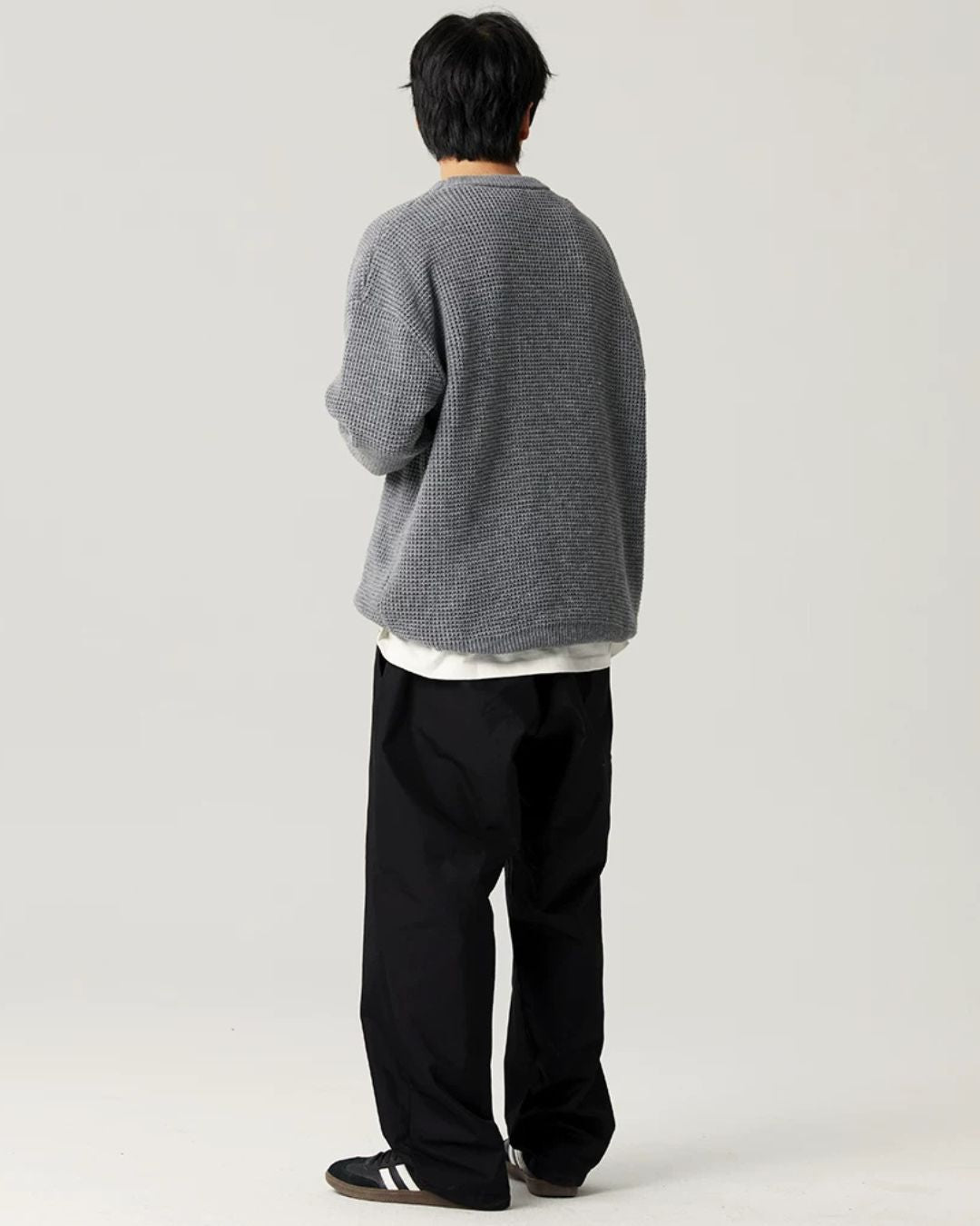 Waffle Crewneck Knit　KN057