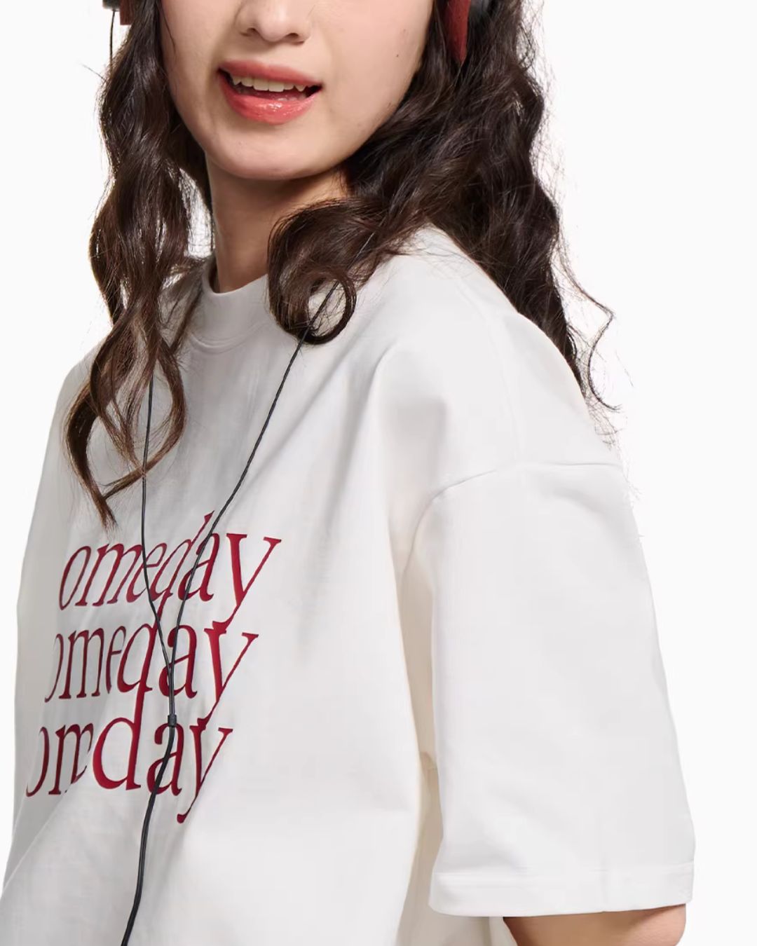 3-tier Logo Loose T-shirt　ST180