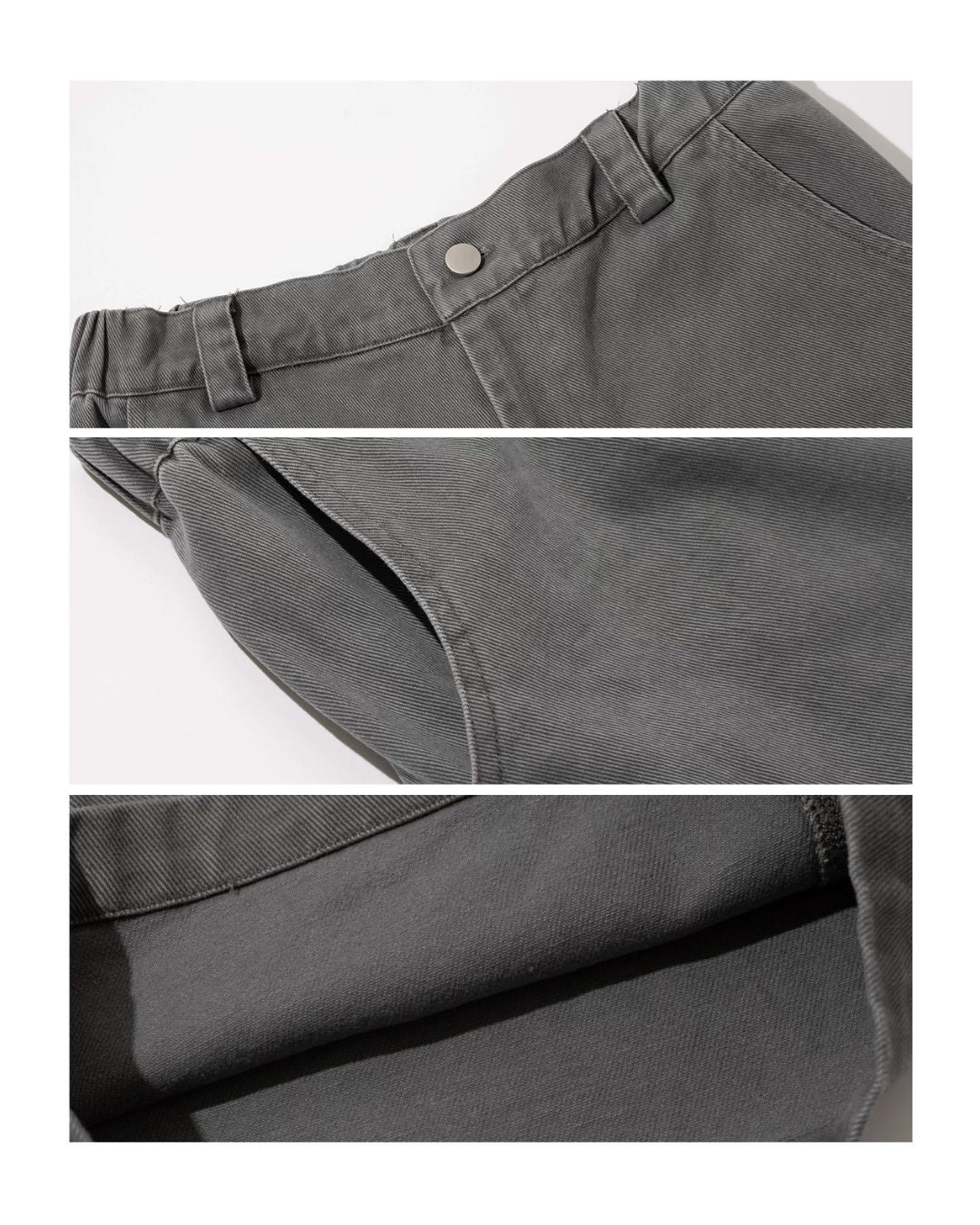 Washed Twill Wide Pants　WP128