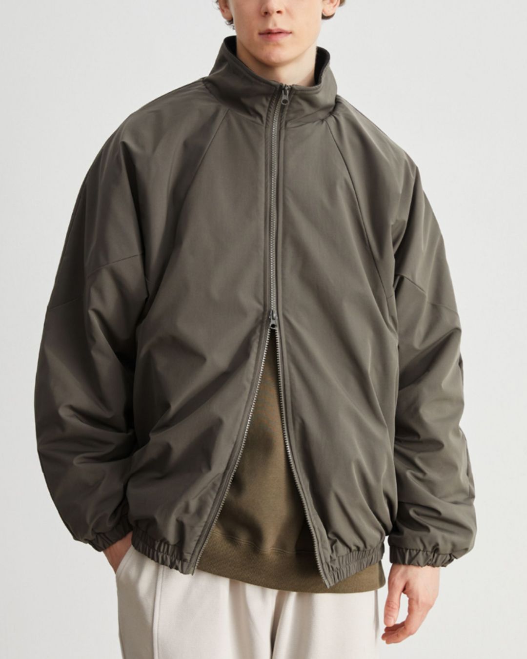 【10日以内お届け】Double Zipper Fleece Jacket　JK245