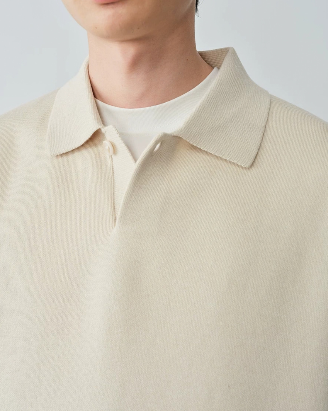 Relaxed Polo Knit　KN055