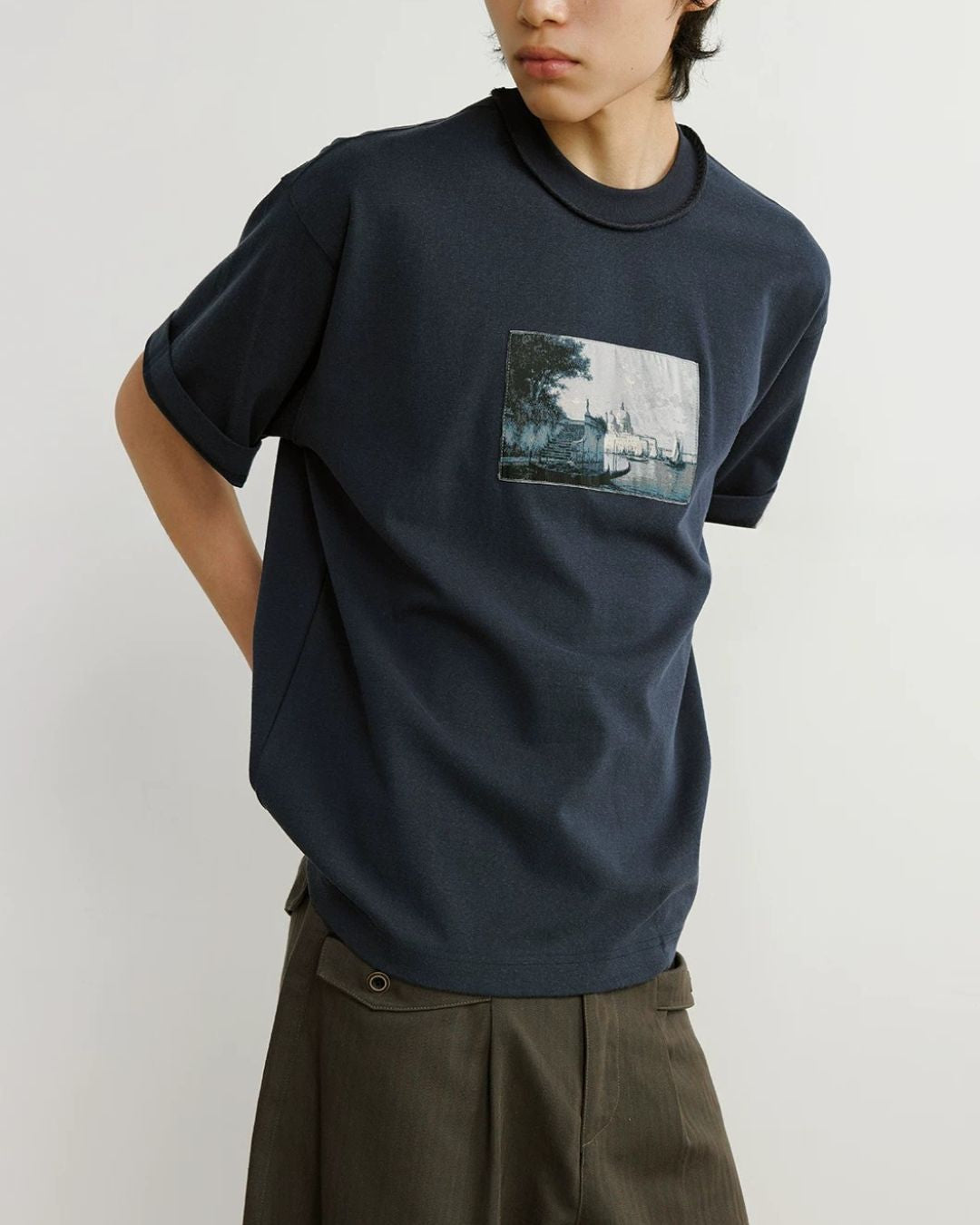 Landscape Painting T-shirt　ST197