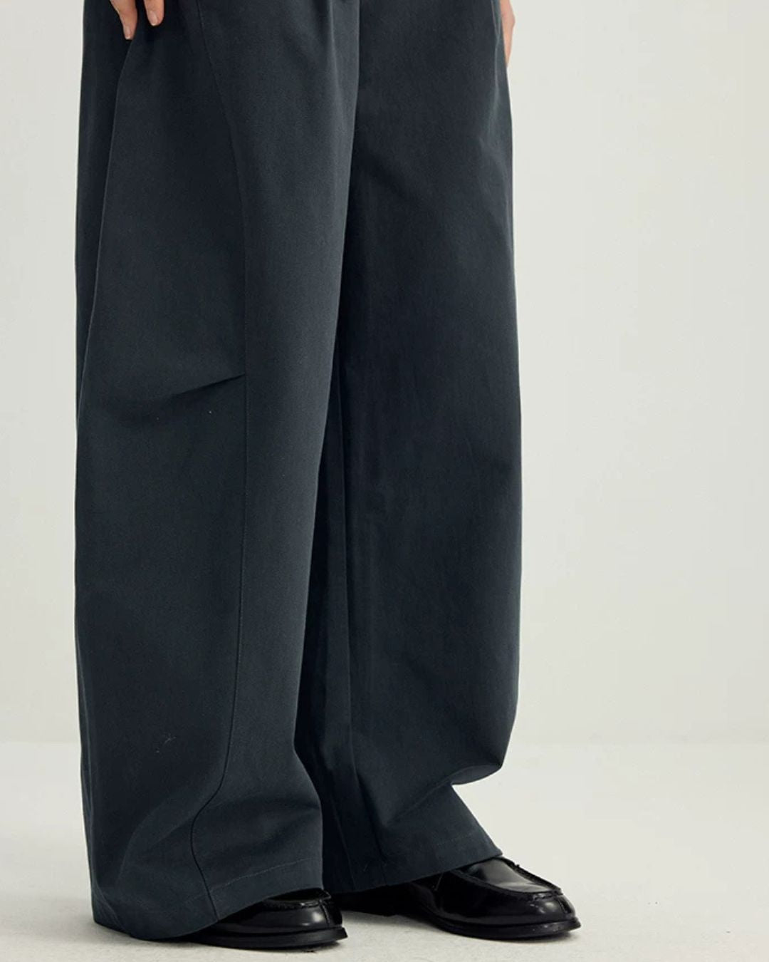 Washed Cotton Side-tuck Pants　WP100