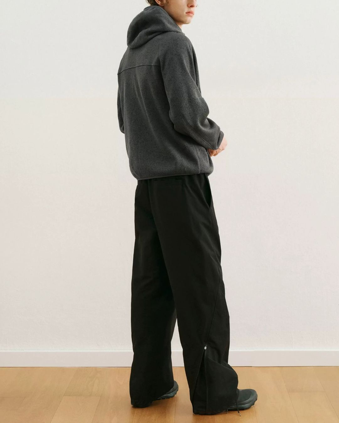 Heathered Fleece Zip Hoodie　HD086