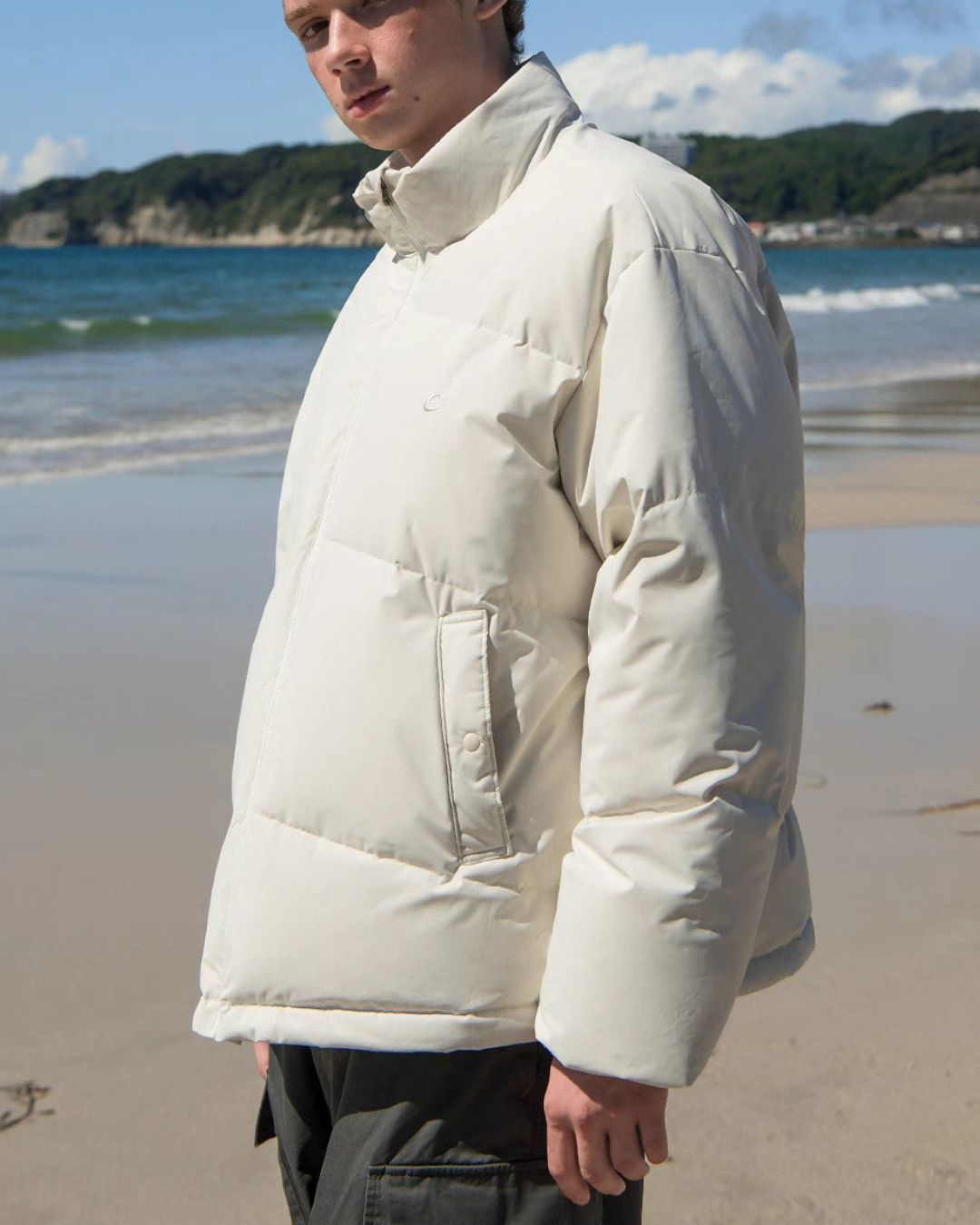 White Duck Down Jacket　DW011