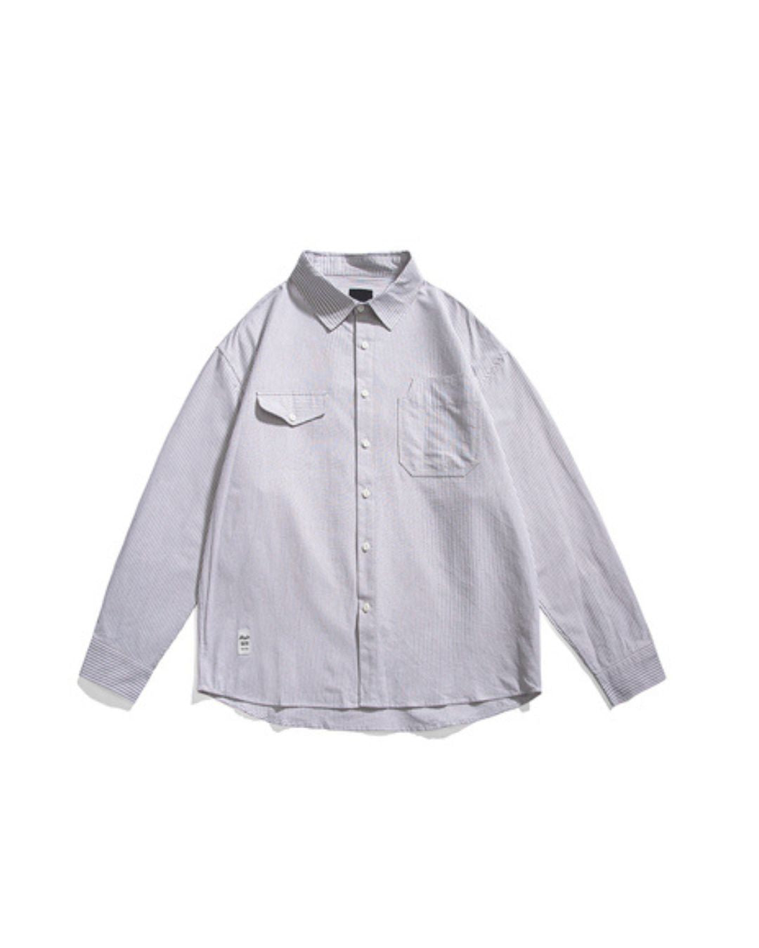 Cotton Pinstripe Shirt　LS039