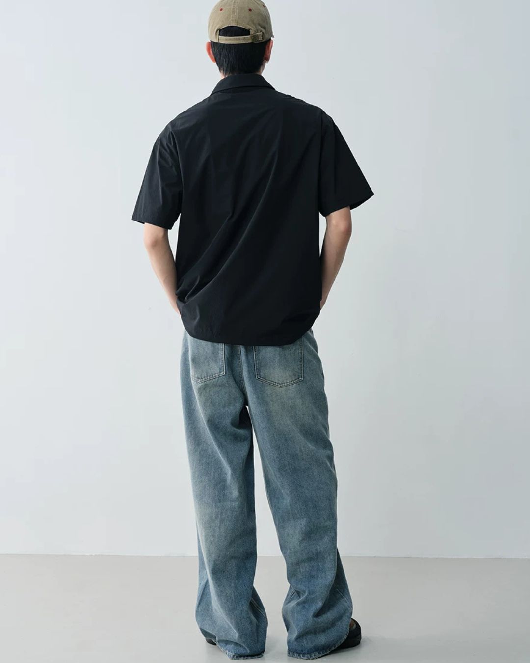 Nylon Drawstring Polo Shirt　SS084