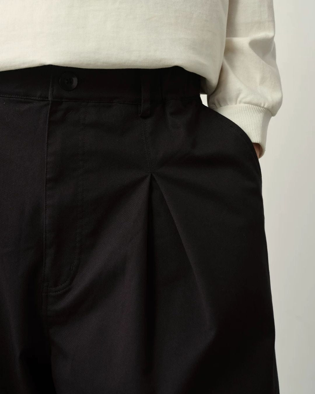 Wide Tuck A-Line Pants　WP114