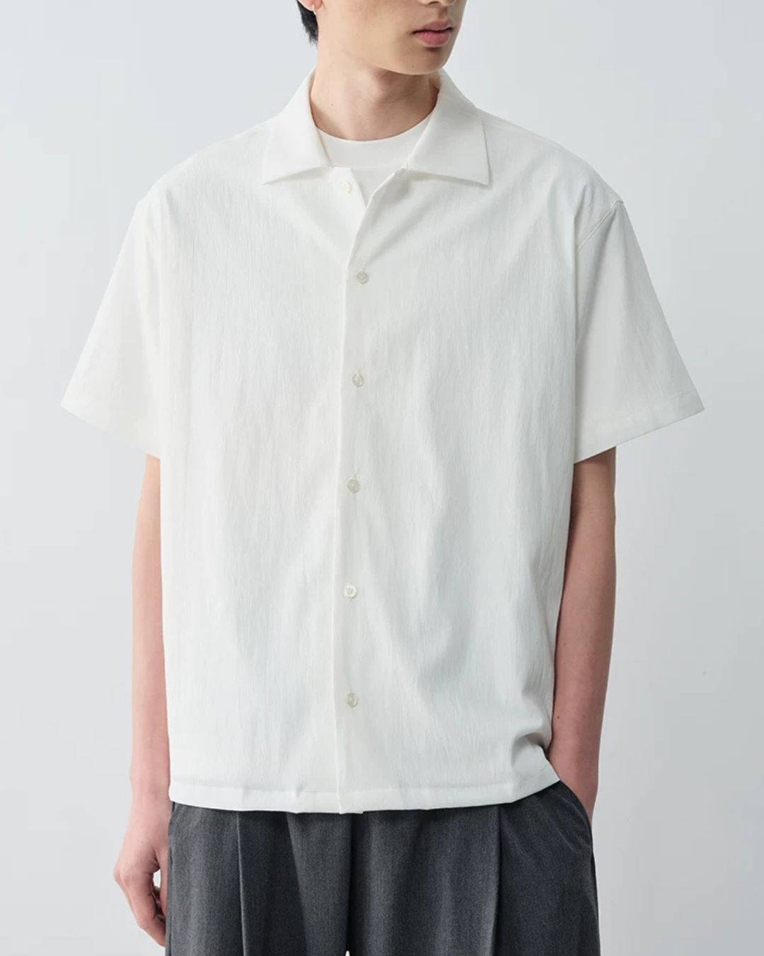 Draped Clean Fit Shirt　SS088